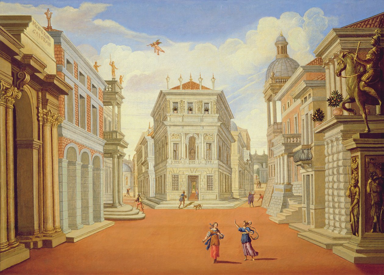 Dějství II, scény I a VIII od Giacomo Torelli