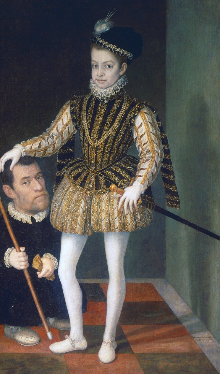 Portrét Karla Emmanuela I. jako dítěte (Rivoli od Giacomo (1509 73) Vighi