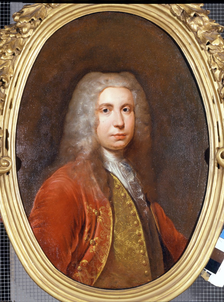 Portrét gentlemana. 18. století. Obraz Giacoma Cerutiho zvaný Pyochetto (1724? -?). Museo del Castello, Milán. od Giacomo Ceruti