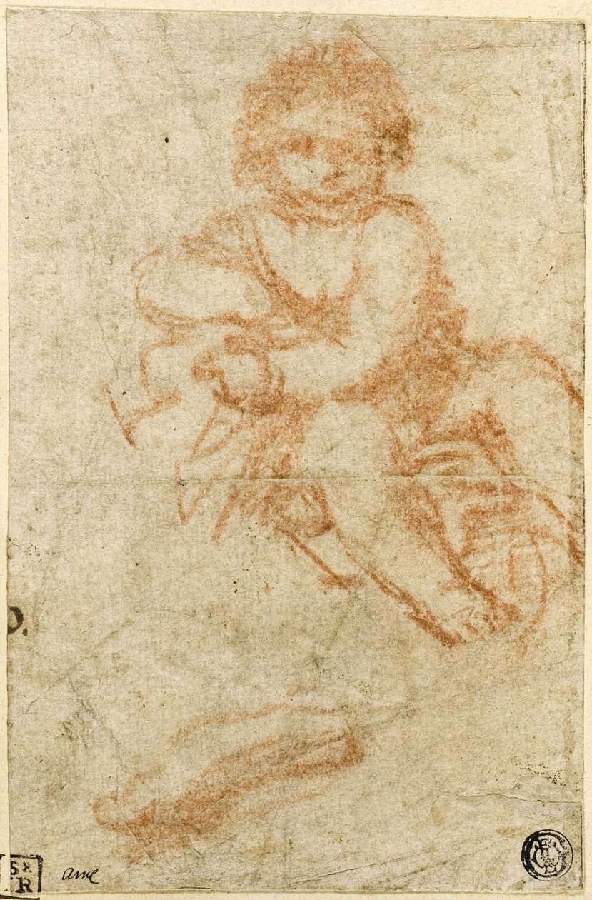 Studium pro Christ Child od Giacomo Cavedone
