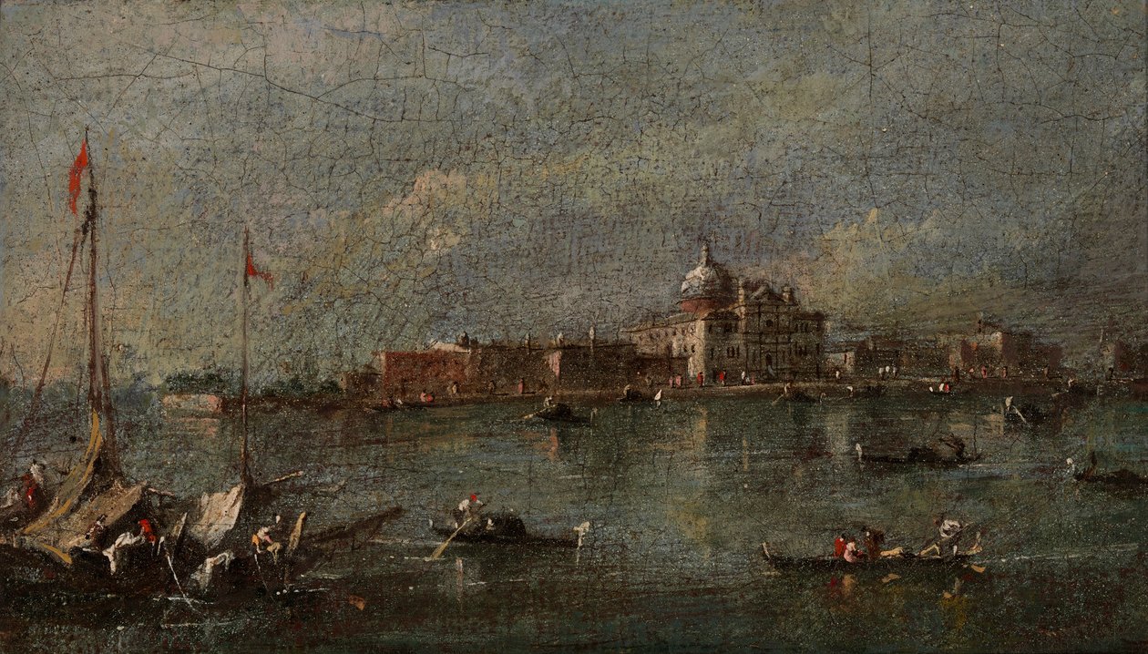 Benátská scéna, konec 18.-začátek 19. století. od Giacomo Guardi