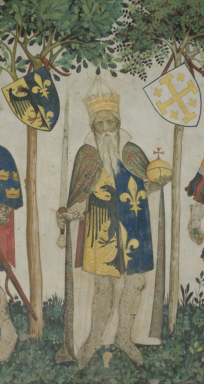 Karel Veliký z Devíti hodností, 1418-30 od Giacomo Jaquerio