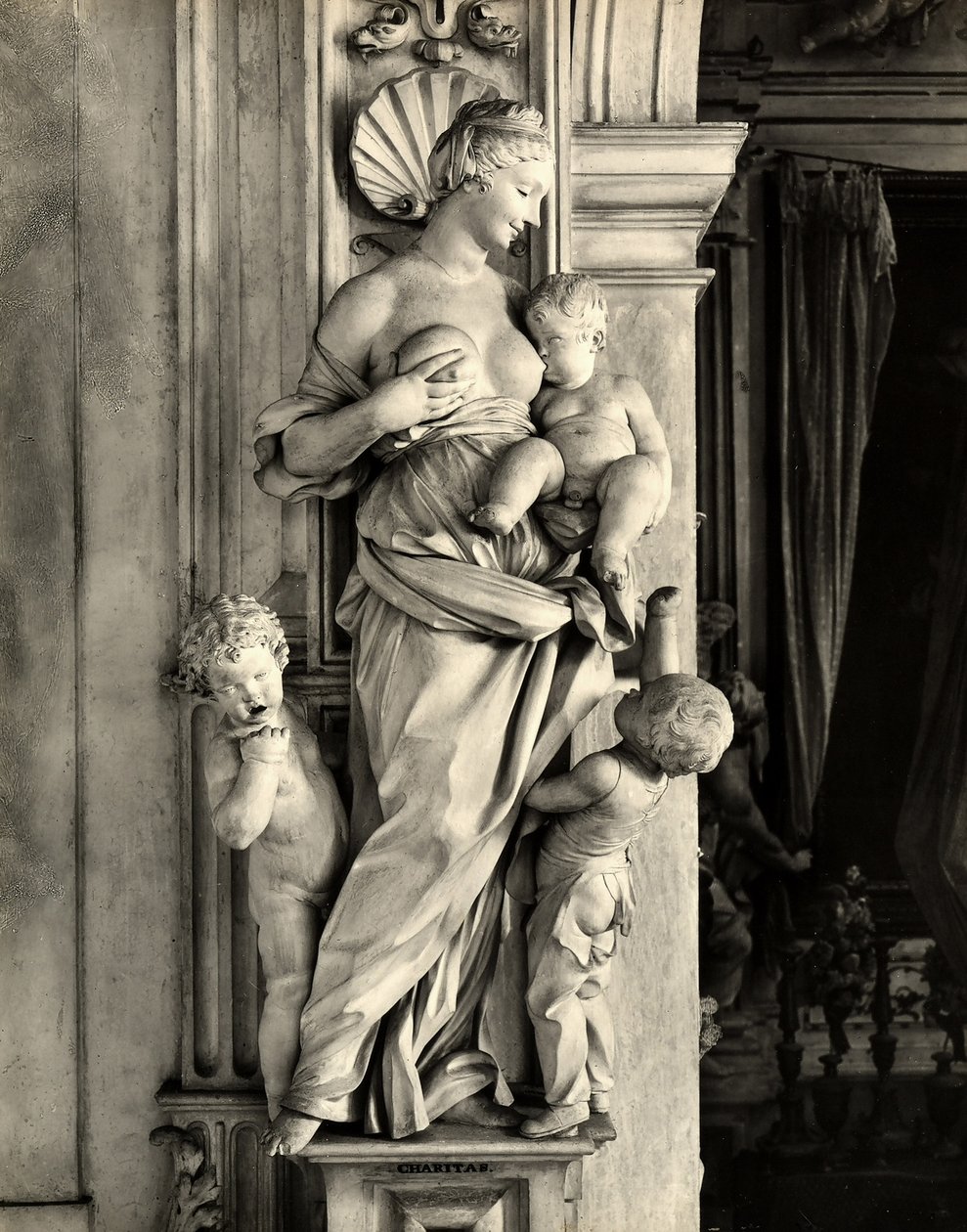 Charita (omítka) od Giacomo Serpotta