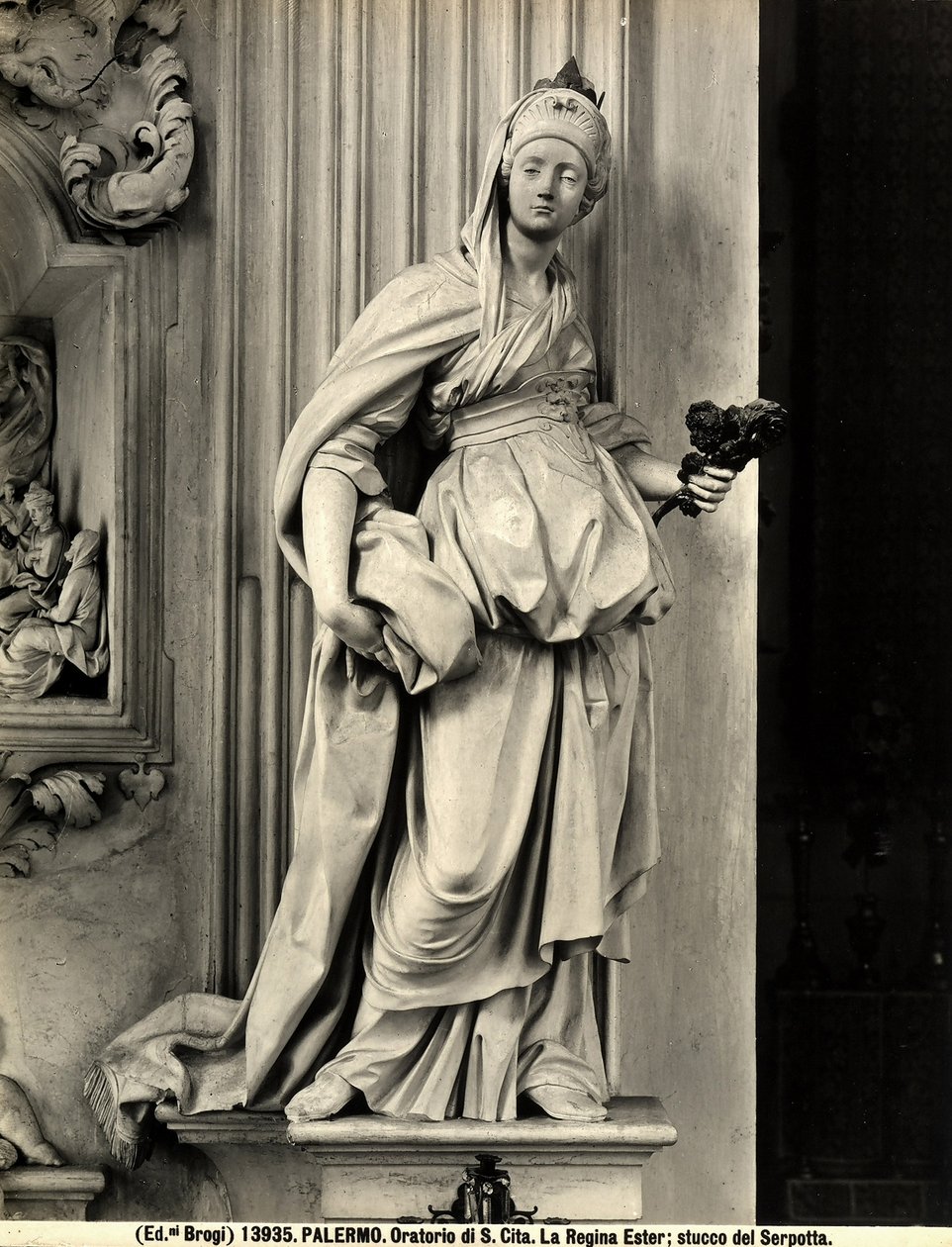 Queen Esther (sádra) od Giacomo Serpotta