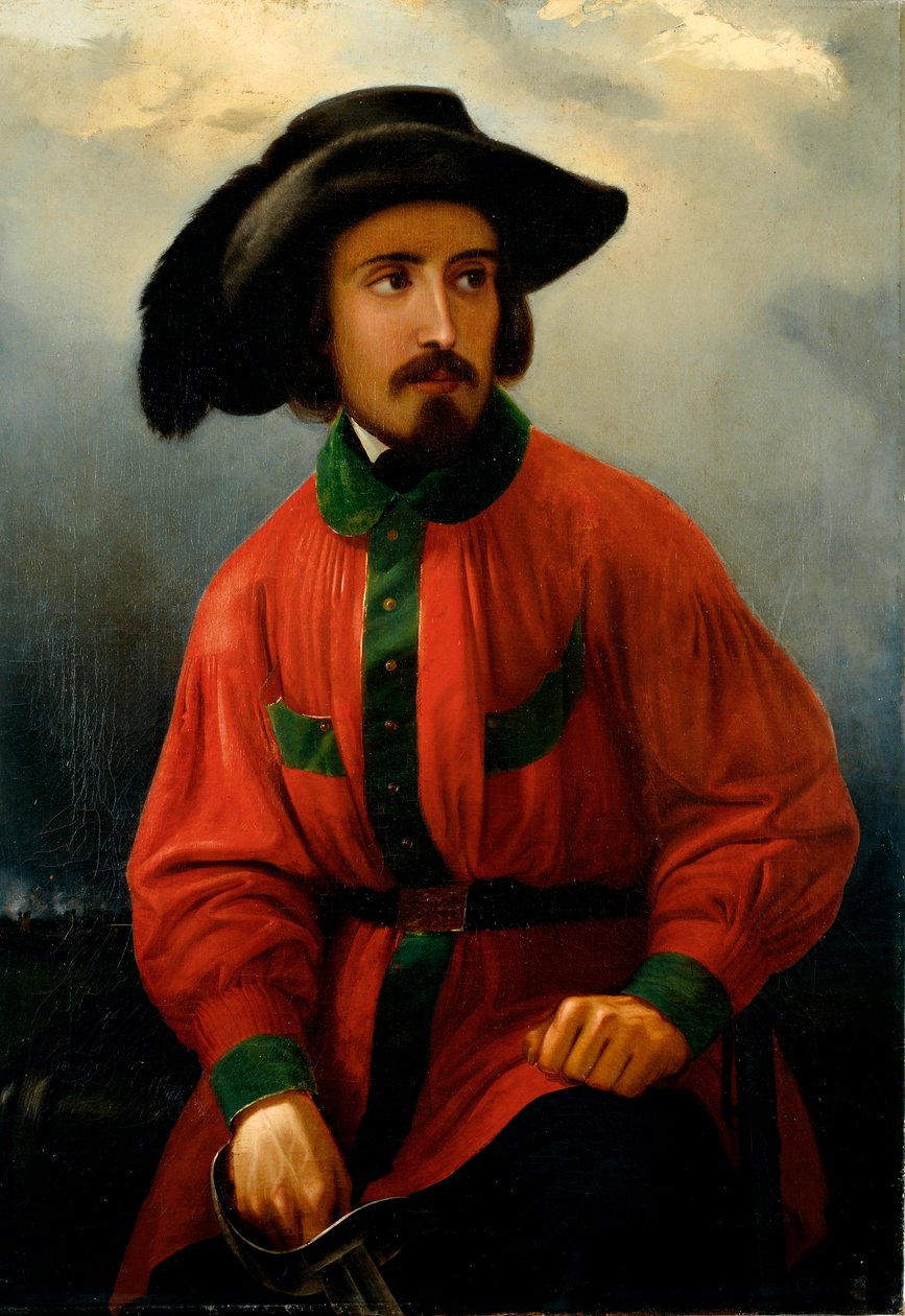 Portrét italského patriota Antonia Solariho Malba Giacoma Ulisse Borzina (19. století) Genes, Museo del Risorgimento od Giacomo Ulisse Borzino