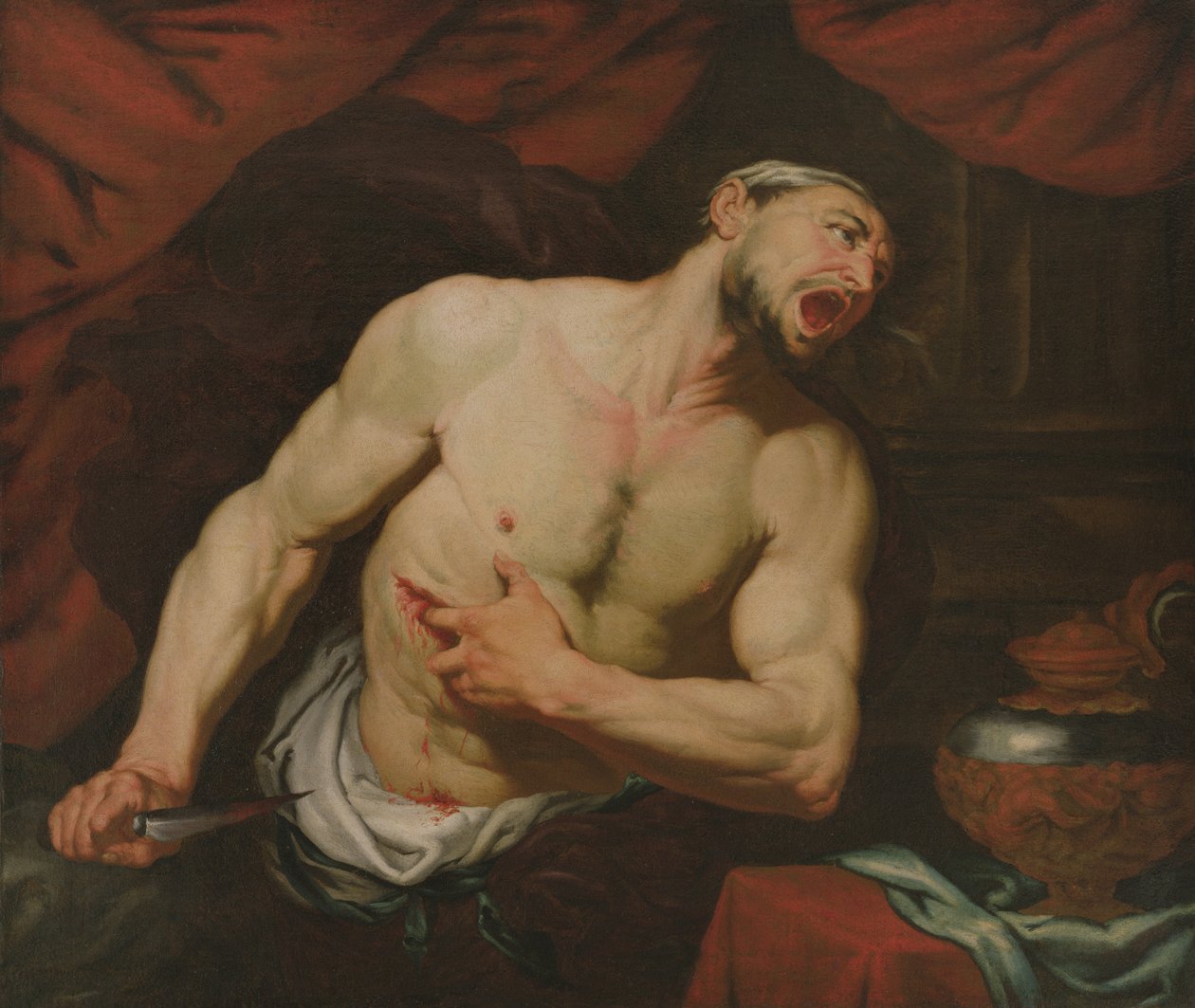 Smrt Cata z Uticy od Giambattista Langetti