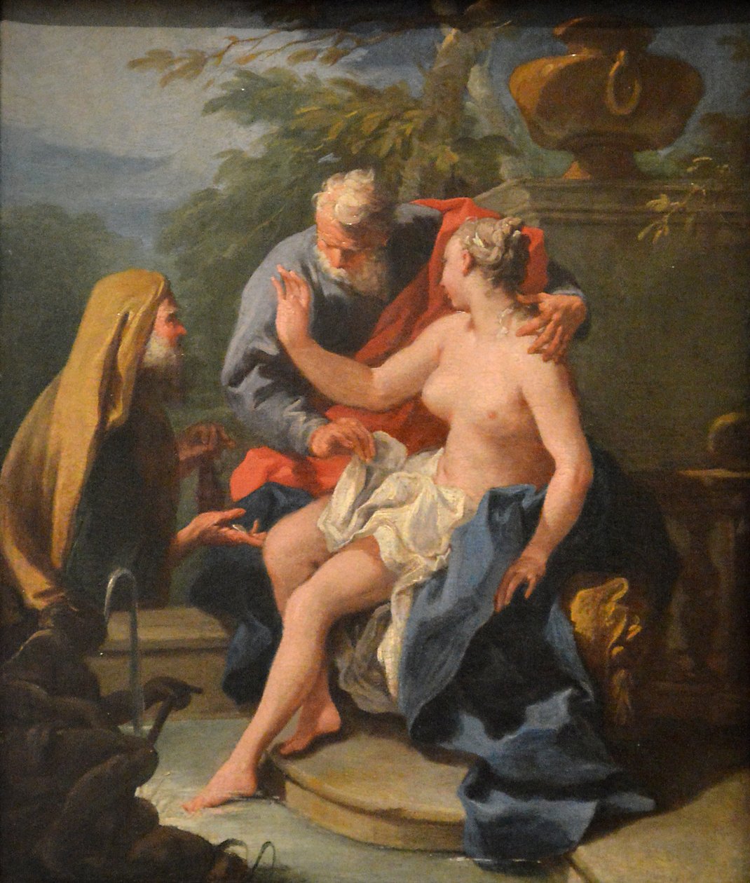 Suzanne a starší od Giambattista Pittoni