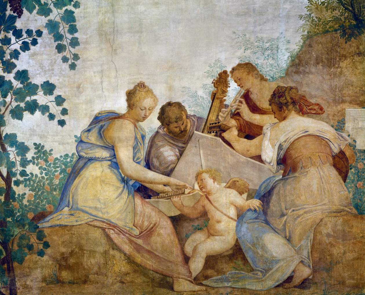 Koncert Giovanniho Battisty Zelottiho (1526-1578). Itálie od Giambattista Zelotti