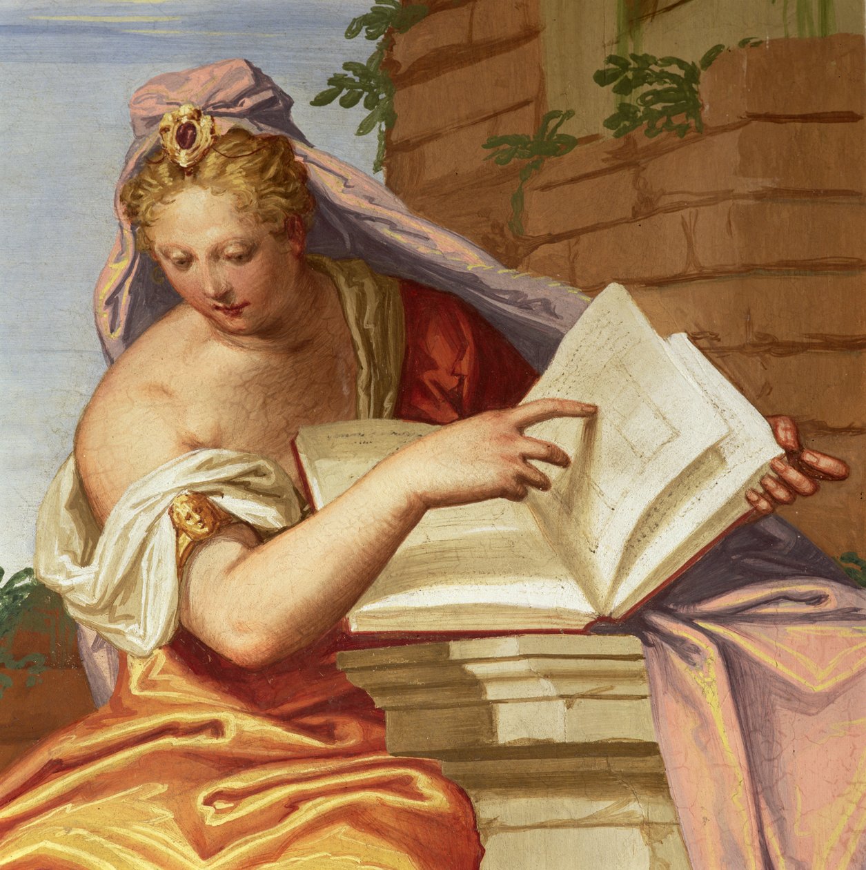 Architektura (detail z 283695) od Giambattista 1526 78 Zelotti