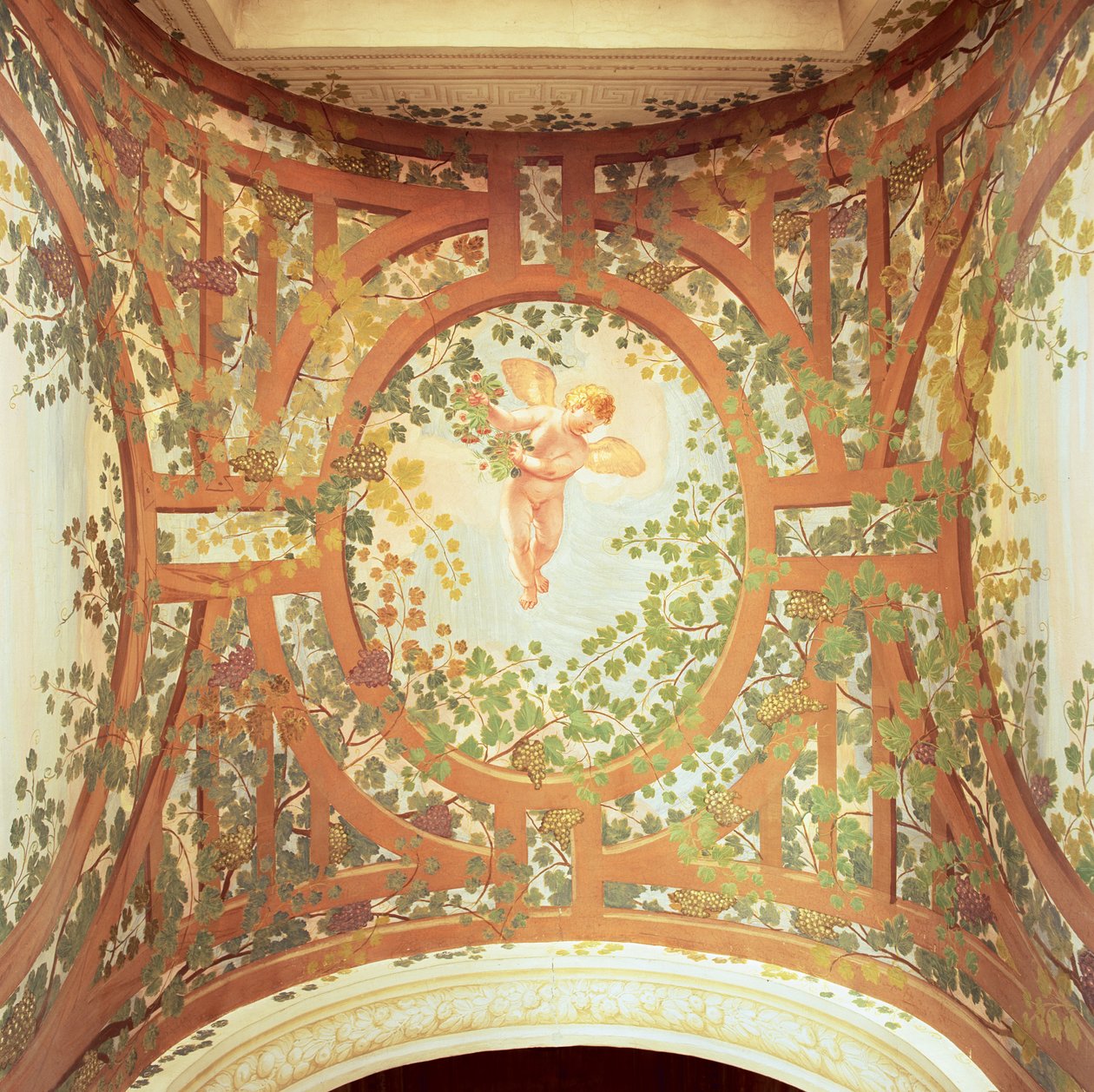 Pergola v trompe loeil od Giambattista 1526 78 Zelotti