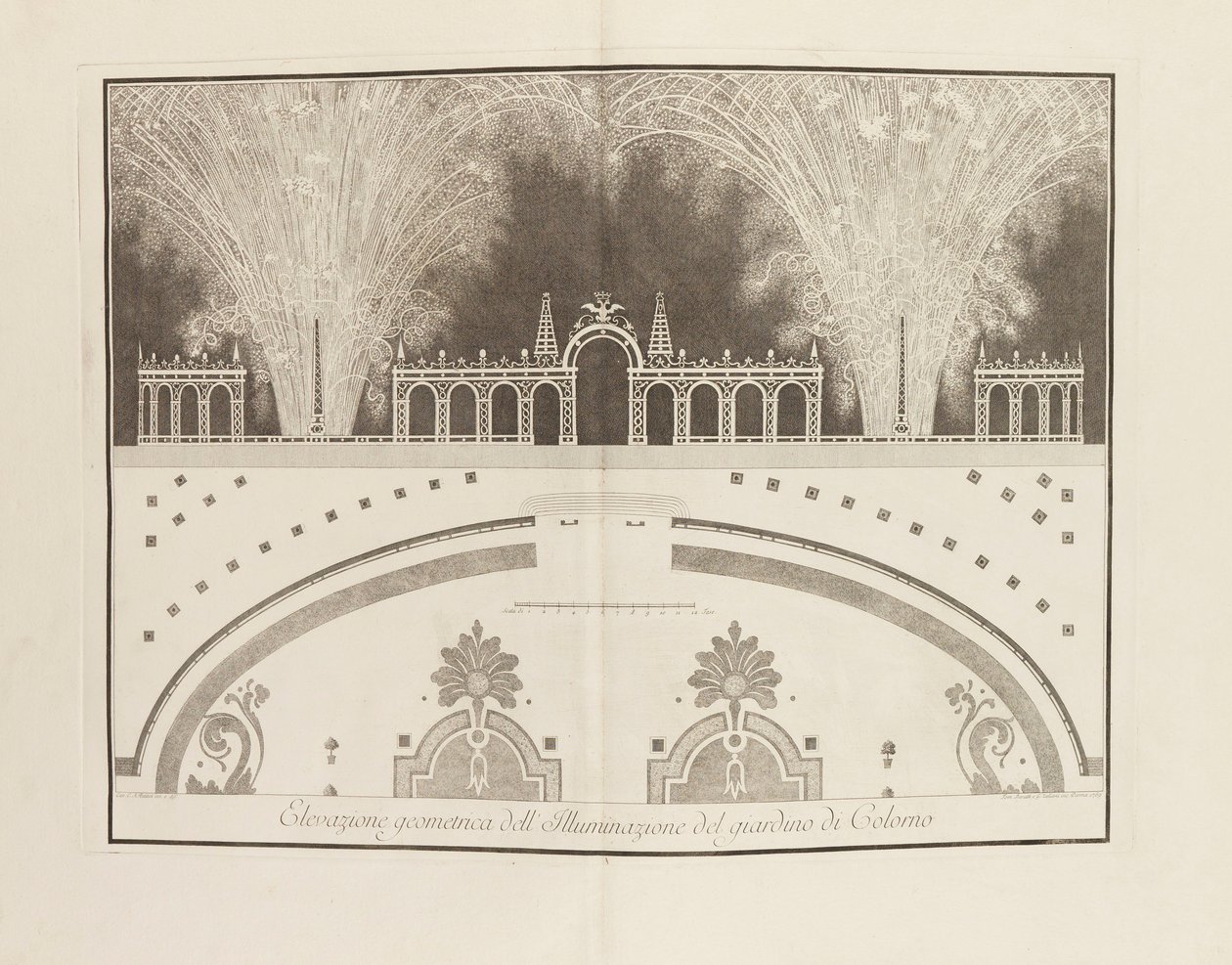 Festival U příležitosti sňatku Ferdinanda, vévody z Parmy s arcivévodkyní..., 1769. od Giambattista Bodoni