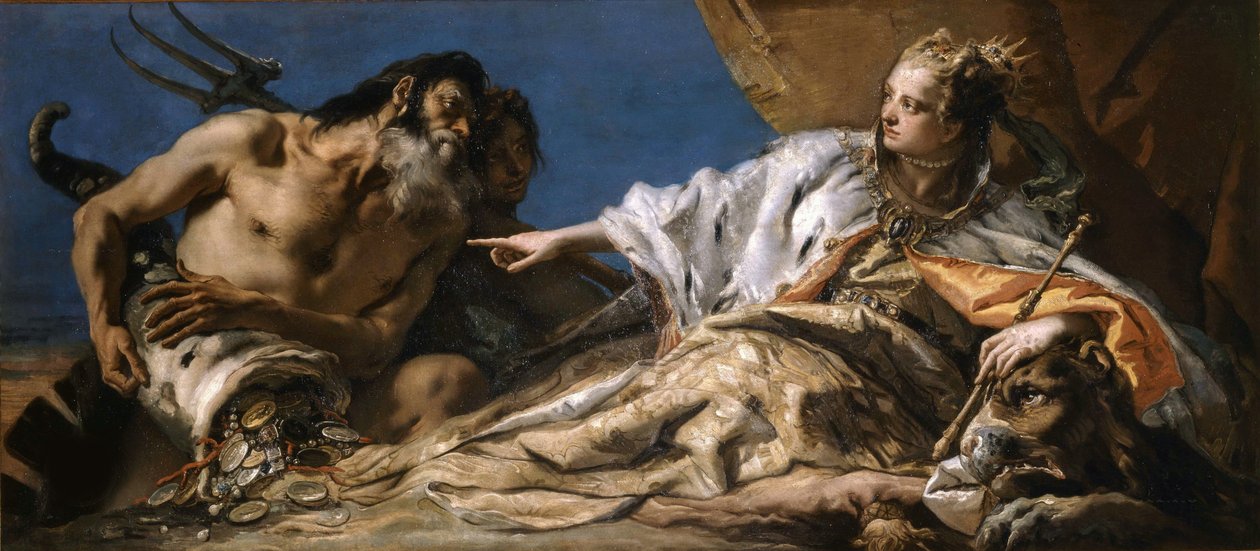 Neptun nabízí dárky Benátkám, c. 1750. od Giambattista Tiepolo