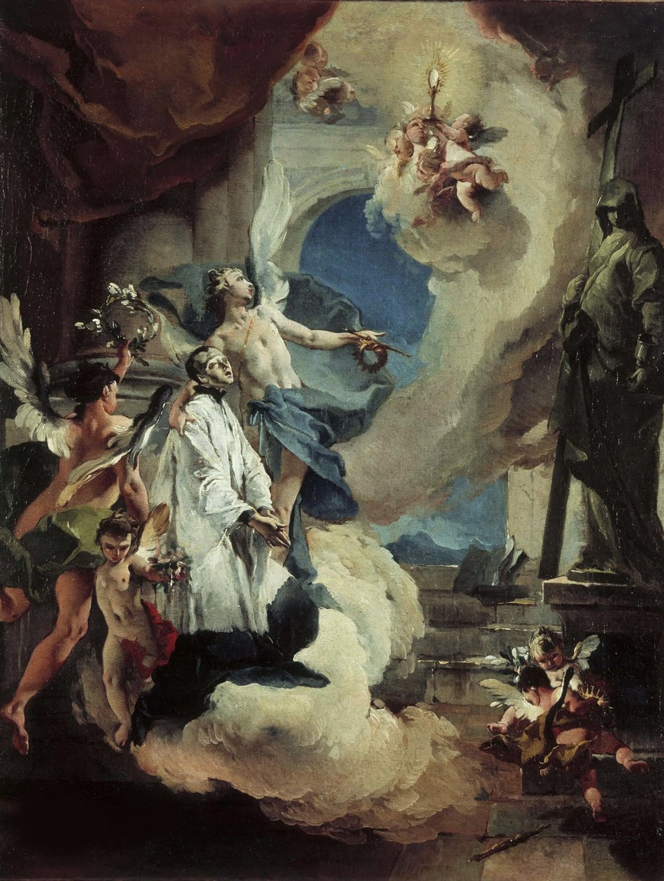 Svatý Aloysius Gonzaga ve slávě, c. 1725. od Giambattista Tiepolo