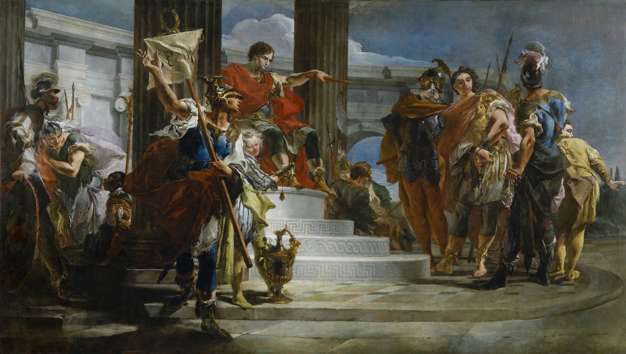 Scipio Africanus osvobozující Massiva od Giambattista Tiepolo