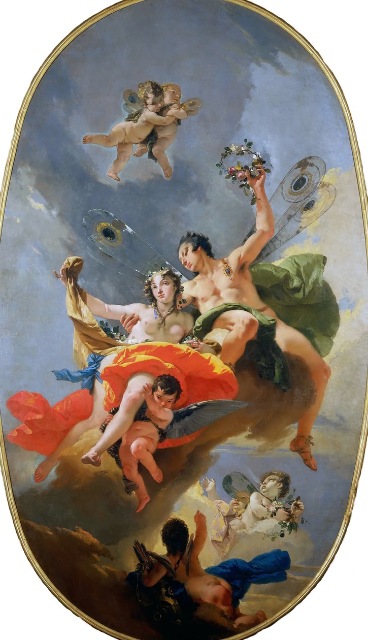 Triumf Zephyra a Flory, cca 1735. od Giambattista Tiepolo