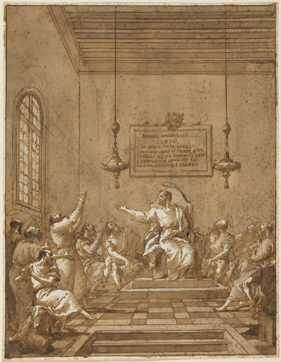 Apoštolské vyznání víry od Giambattista & Tiepolo Giandomenico (1727-1804) Tiepolo