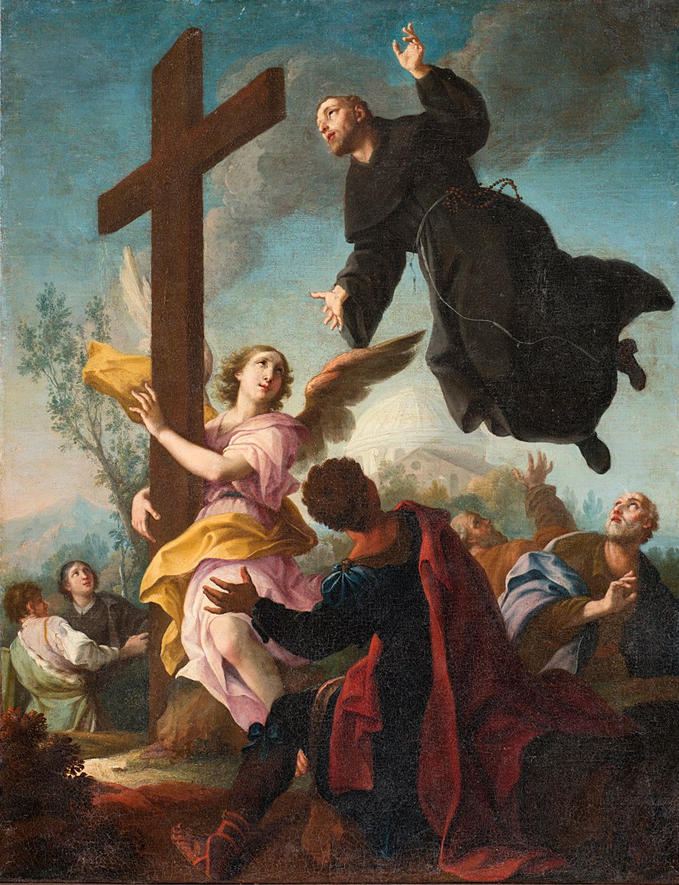 Svatý Josef z Cupertina v extázi (olej na plátně) od Giambettino Cignaroli