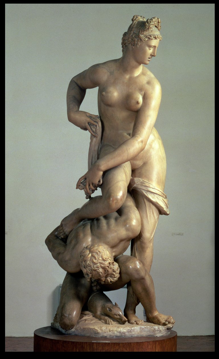Florence Vítězná nad Pisou (mramor) od Giambologna