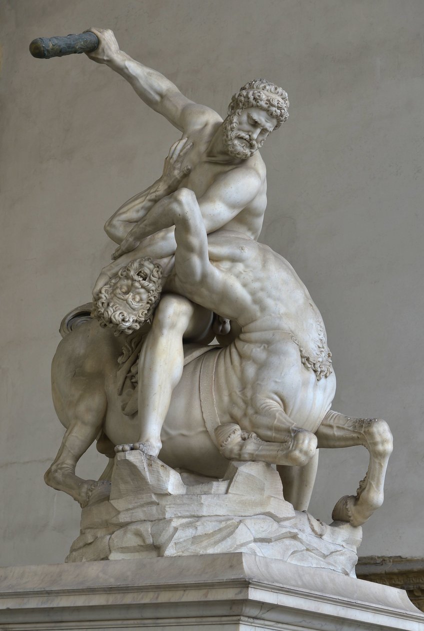 Herkules v boji proti kentaurovi Nessovi od (after) Giambologna