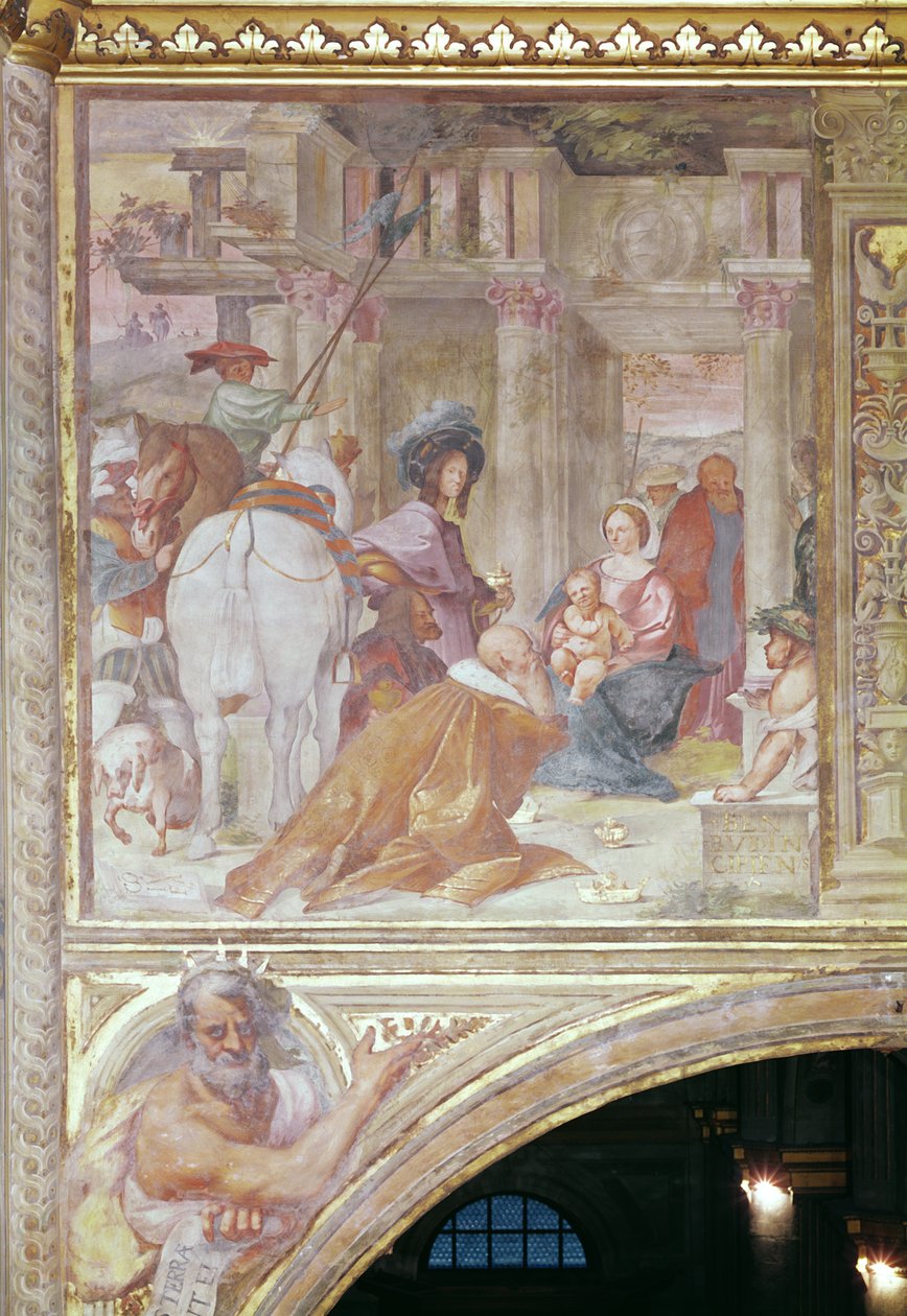 Klanění tří králů, 1515 od Gian Francesco Bembo