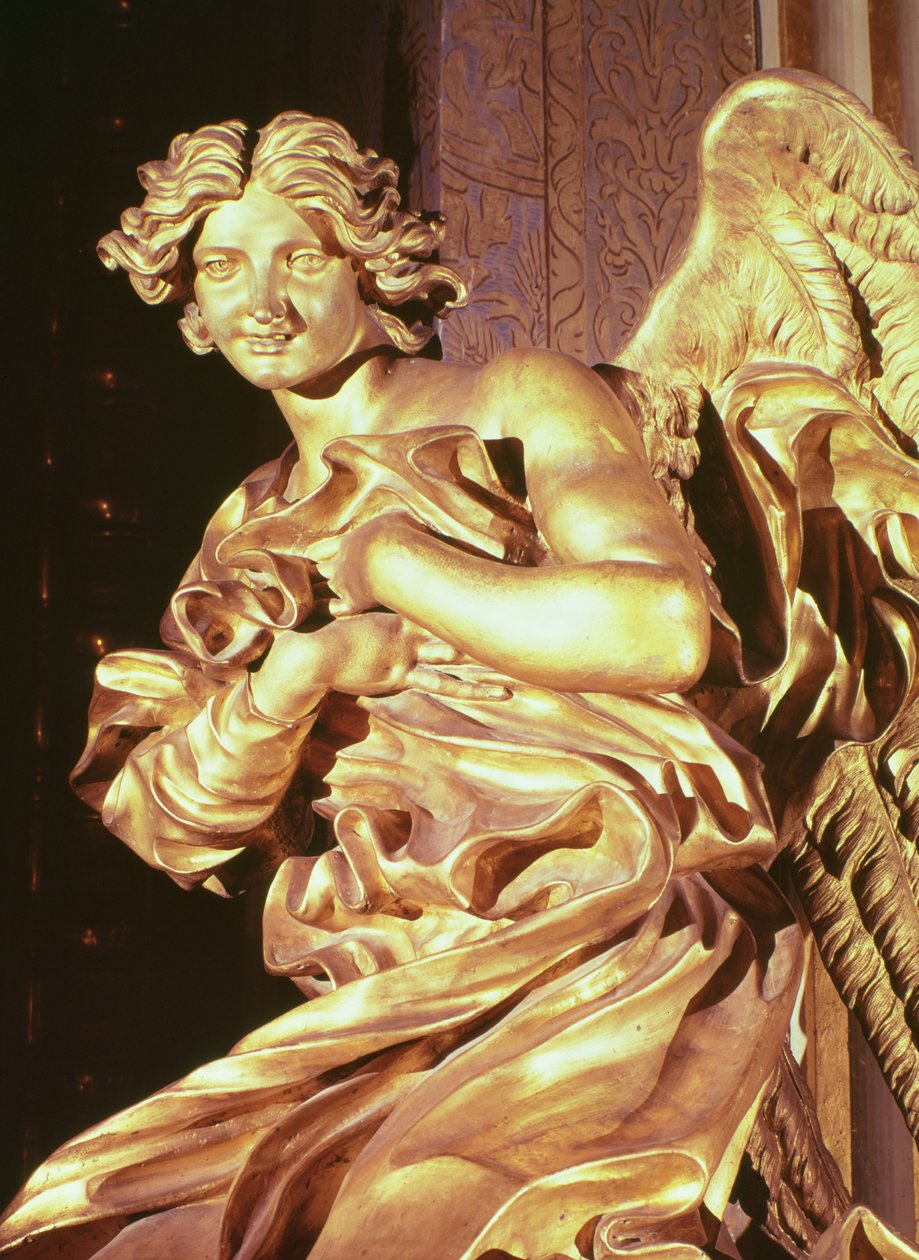 Anděl ze svatostánku v kapli Nejsvětější svátosti, 1674 (bronz) od Gian Lorenzo Bernini