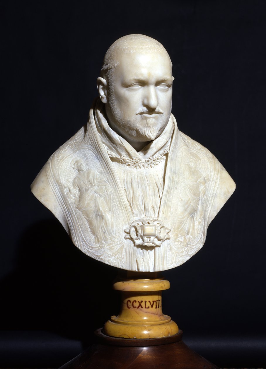 Busta papeže Pavla V. (mramor) od Gian Lorenzo Bernini
