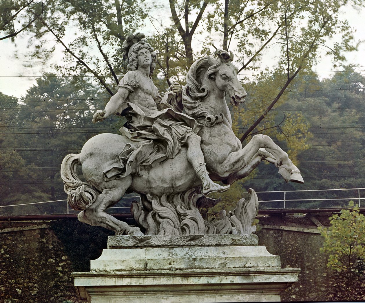 Jezdecký portrét Ludvíka XIV. (1638-1715) (mramor) od Gian Lorenzo Bernini