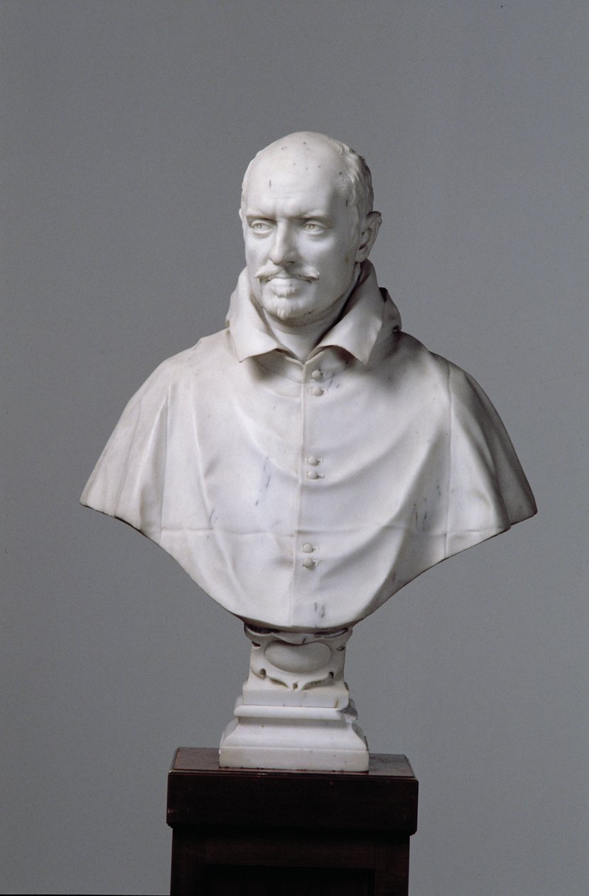 Portrét Alessandra Damasceni-Peretti-Montalto, 1622-23 (mramor) (viz také 149093) od Gian Lorenzo Bernini