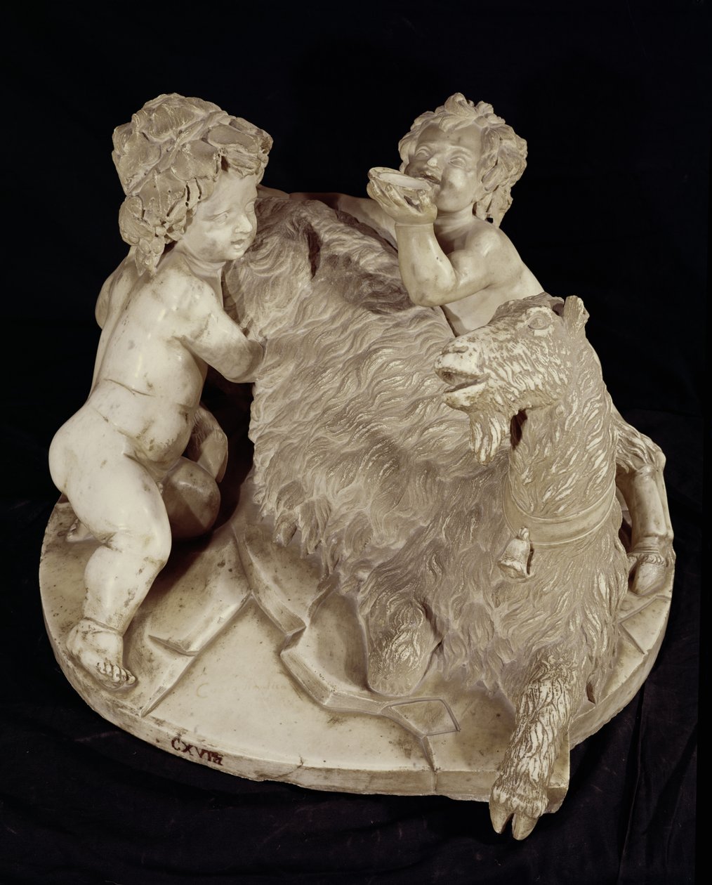 Koza Amalthea, asi 1615 (mramor) od Gian Lorenzo Bernini