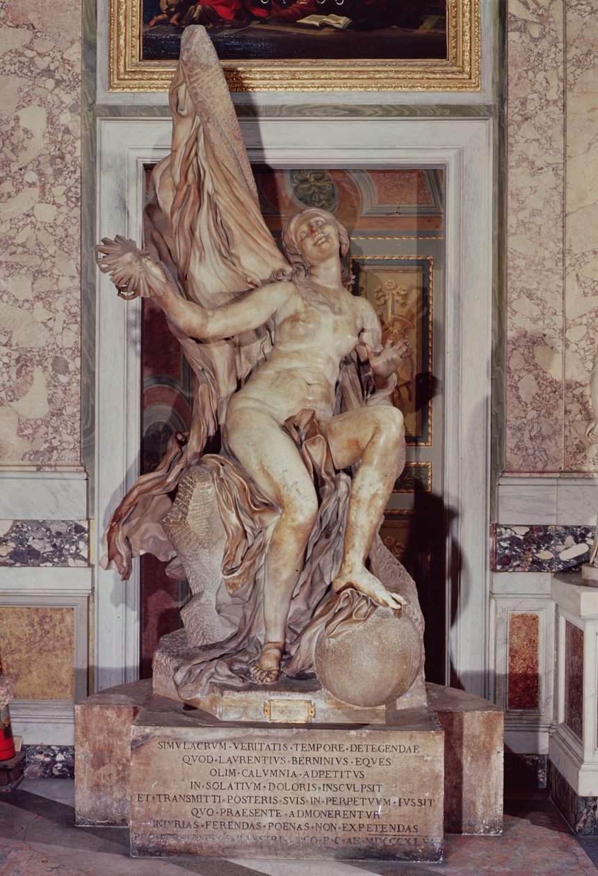 Truth Unveiled by Time, c.1645-52 (mramor) od Gian Lorenzo Bernini