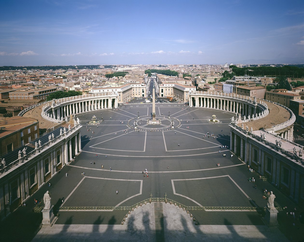 Pohled na náměstí, 1656-67 od Gian Lorenzo Bernini