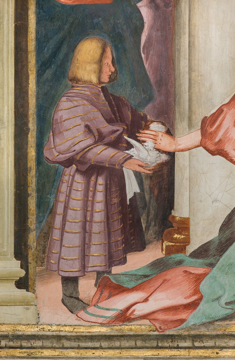 Centrální loď, Páté severní pole, Prezentace do chrámu, Gian Francesco Bembo od Gian Francesco Bembo