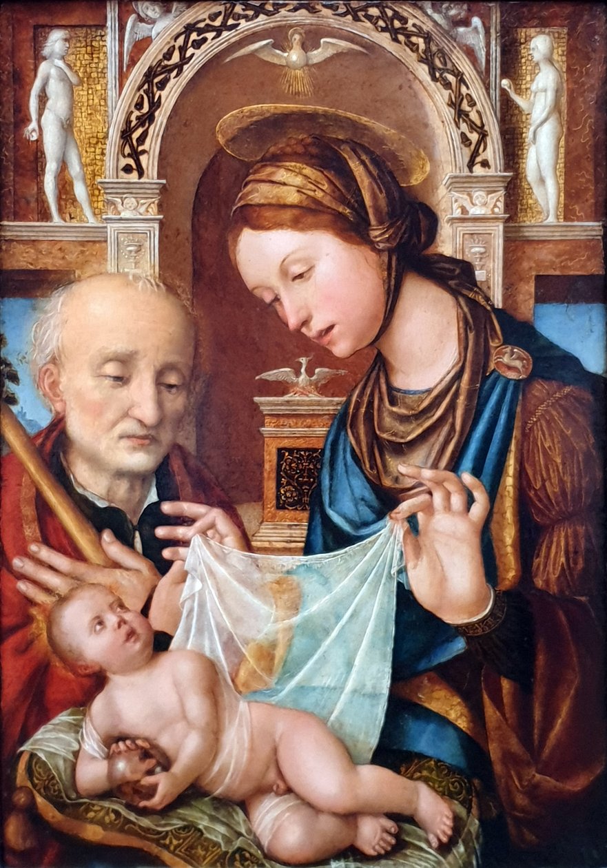 Německy: Die Heilige Familie Svatá rodina od Gian Francesco de Maineri