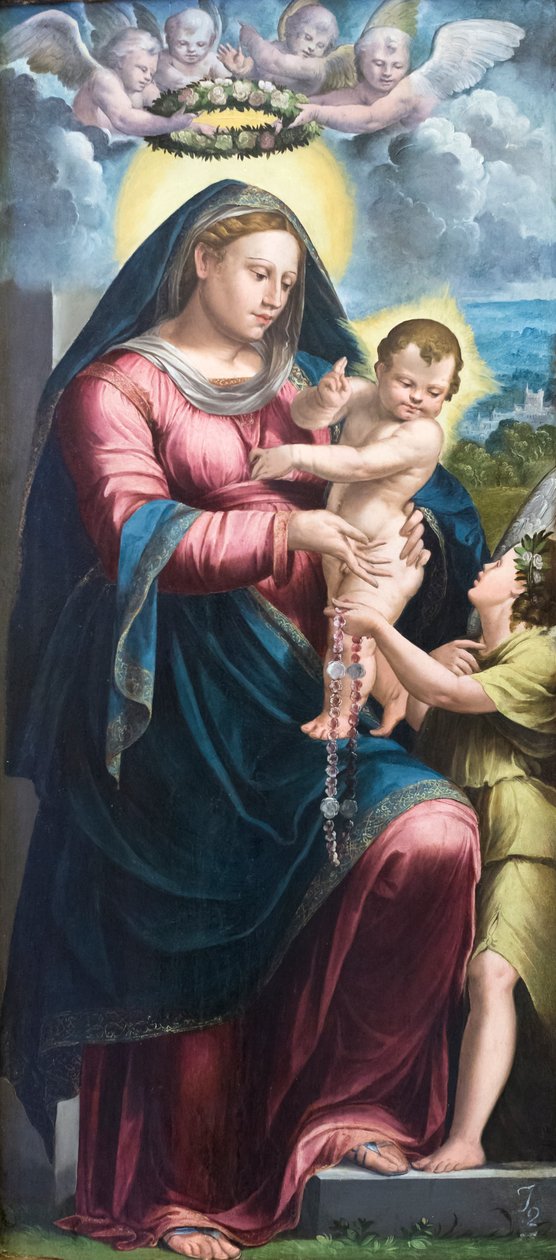 Panny Marie Růžencové od Gian Gheramo dalle Catene