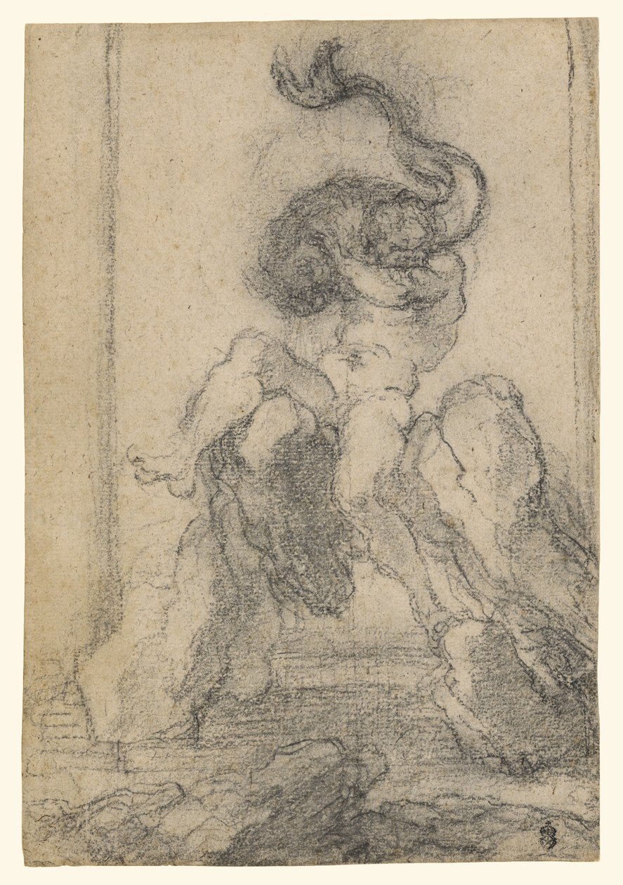 Mořský bůh s delfínem od Gian Lorenzo Bernini