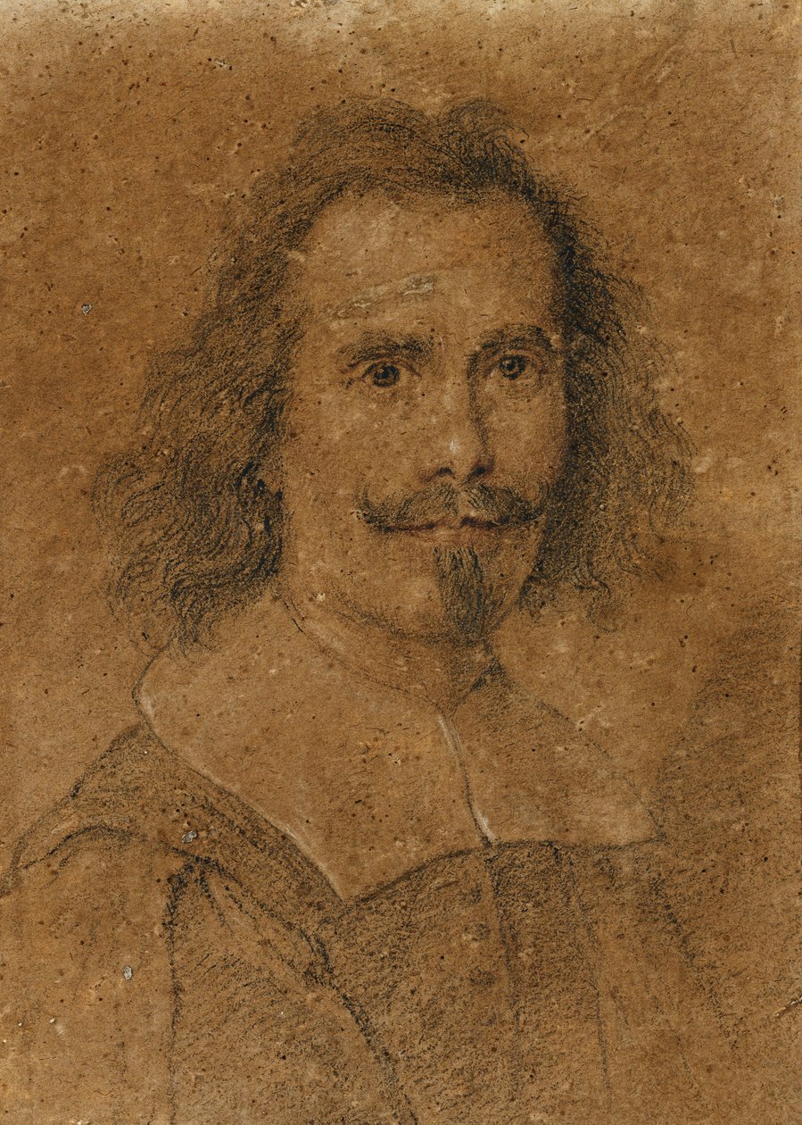 Autoportrét, od Gian Lorenzo Bernini