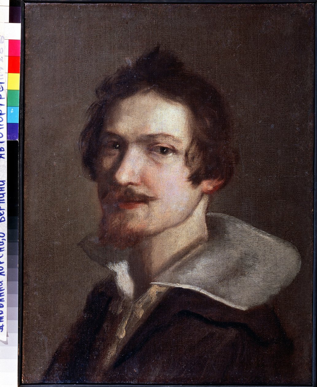 ""Autoportrét"" Malba Gianlorenza Berniniho, známého jako Bernini (1598-1680), kolem roku 1630 Serpukhov, Státní muzeum historie a umění od Gian Lorenzo Bernini
