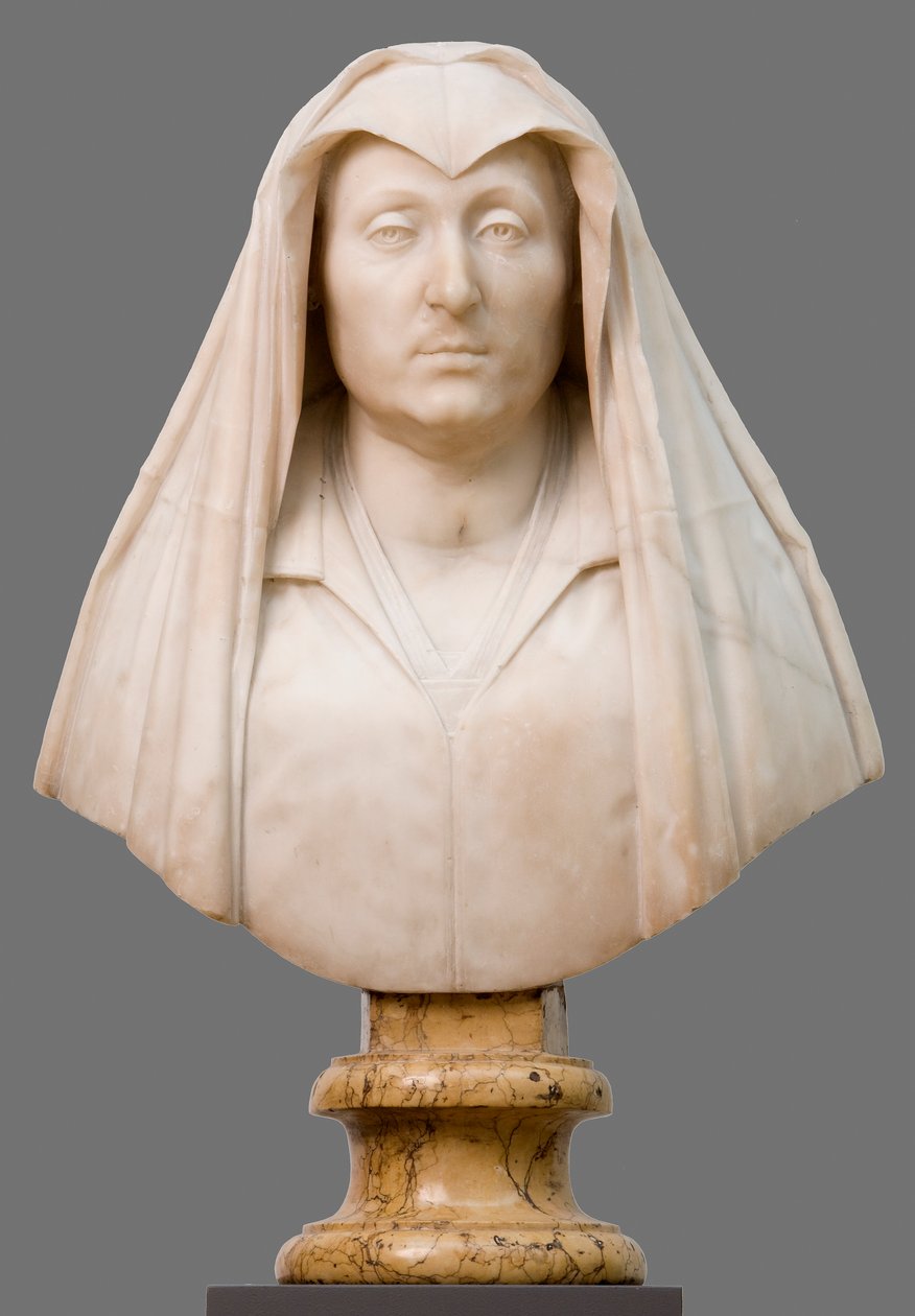 Busta Camilly Barbadori. Matka papeže Urbana VIII. Barberiniho od Gian Lorenzo Bernini