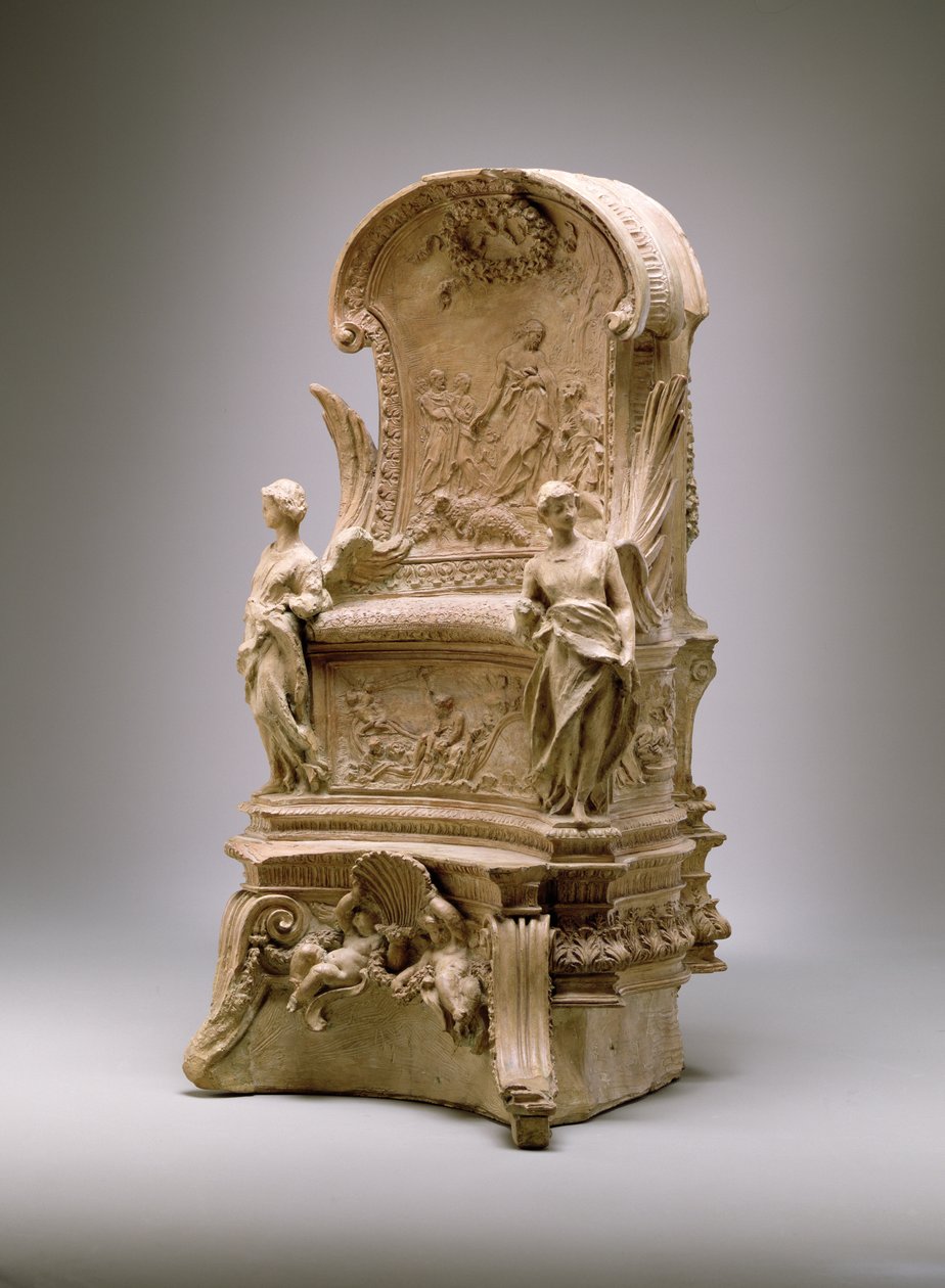 Stolice svatého Petra, 1658 (terakota) od Gian Lorenzo Bernini