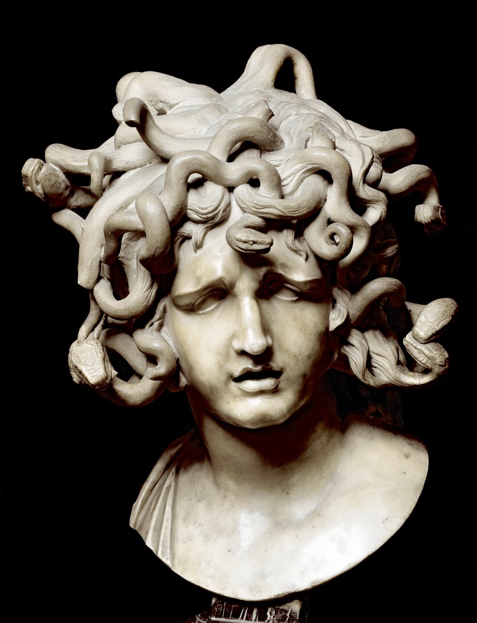 Hlava sochy Medusa Marble od Giana Lorenza Berniniho od Gian Lorenzo Bernini