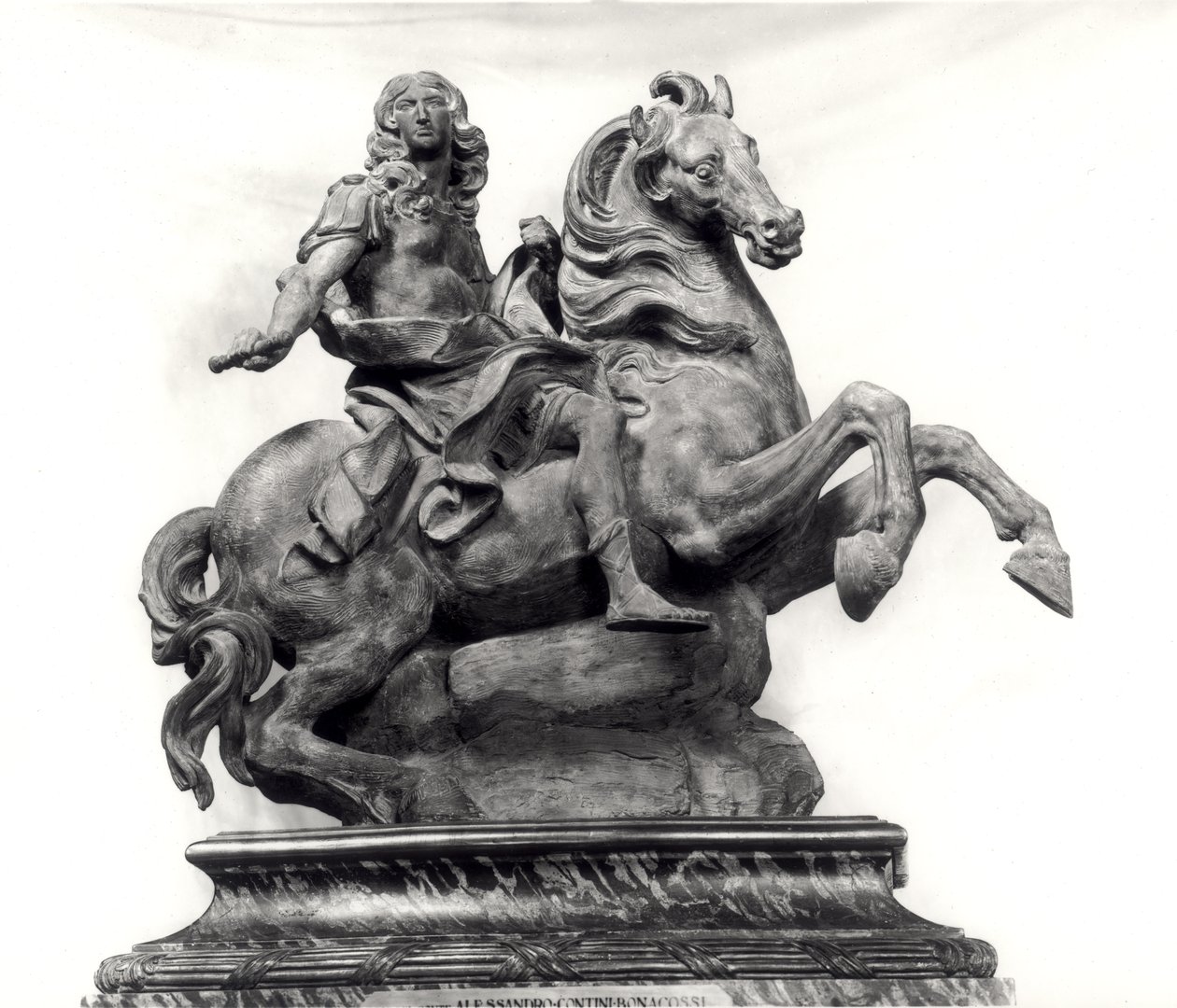 Model pro pomník Ludvíka XIV. (1638-1715) od Gian Lorenzo Bernini