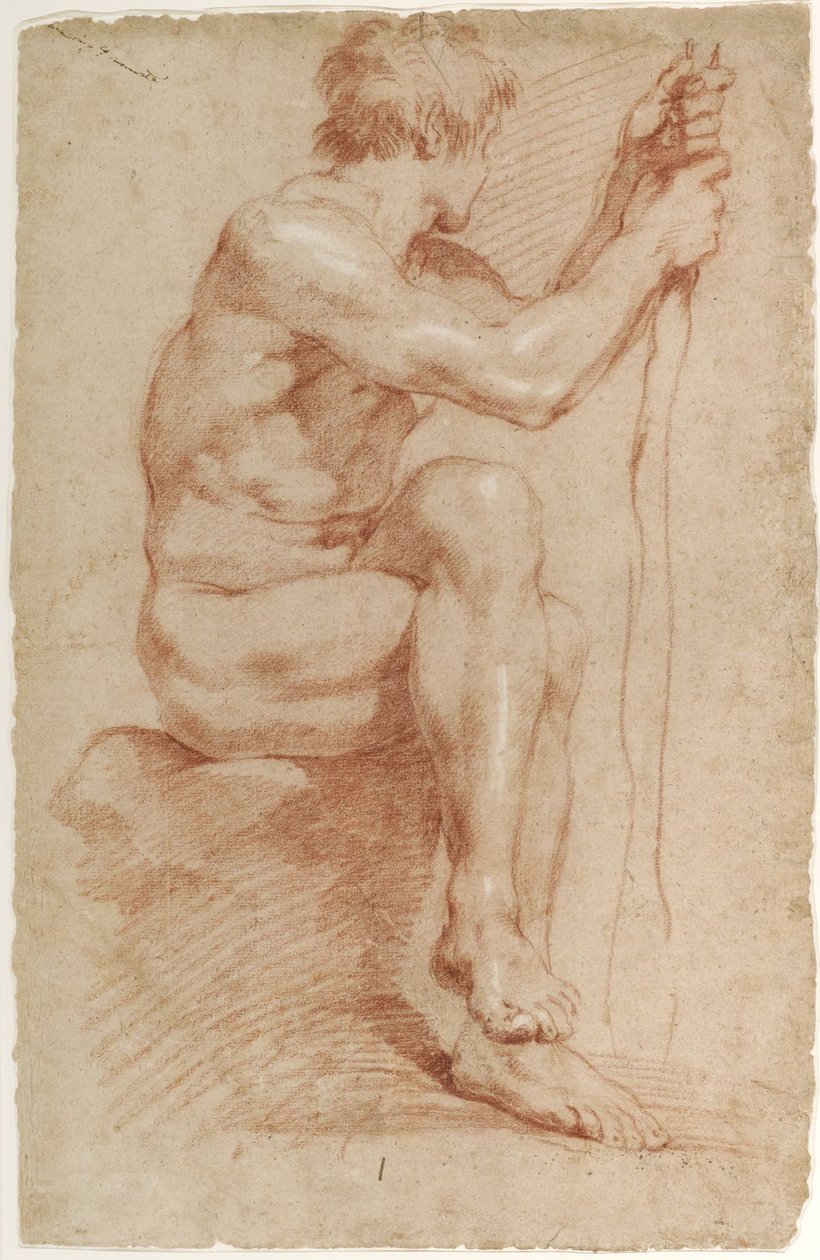 Sedící mužský akt od Gian Lorenzo Bernini