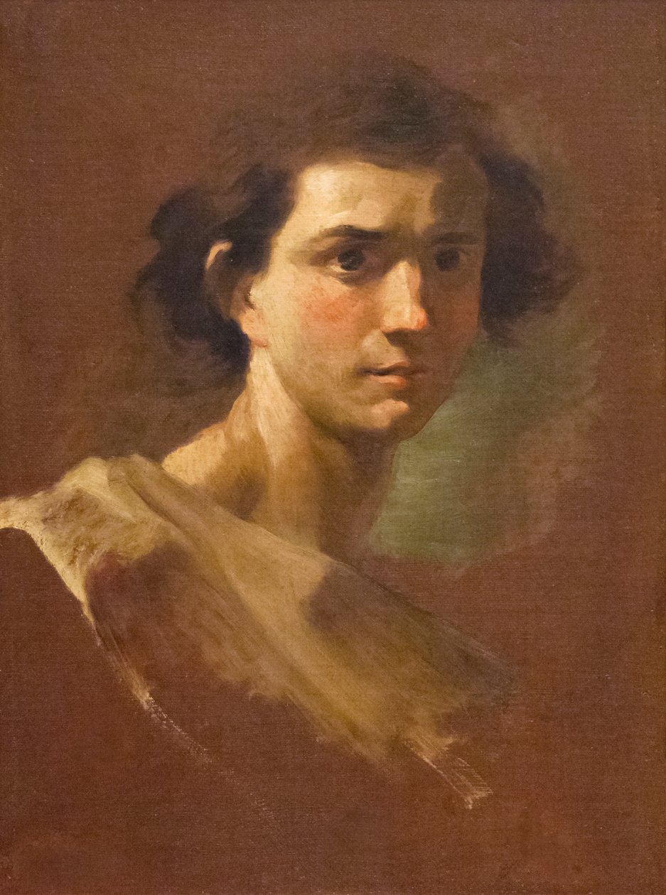Autoportrét jako mladý muž (olej na plátně) od Gian Lorenzo Bernini