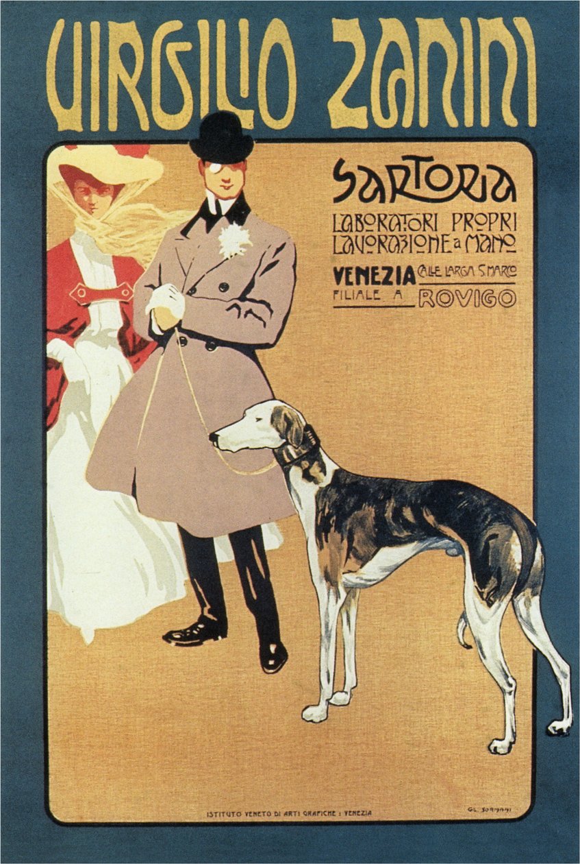 Krejčovství Virgilio Zanini, 1900 od Gian Luciano Sormani