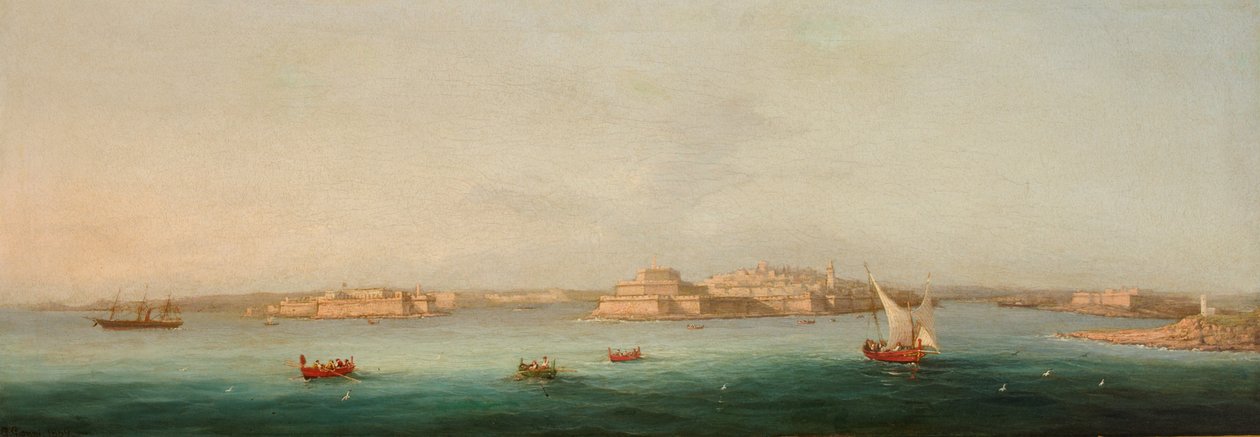Grand Harbour, Malta, 1869 od Giancinto Gianni