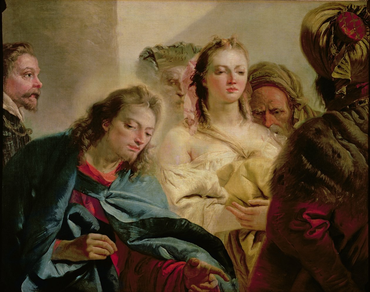 Kristus a cizoložnice, 1751 od Giovanni Domenico Tiepolo