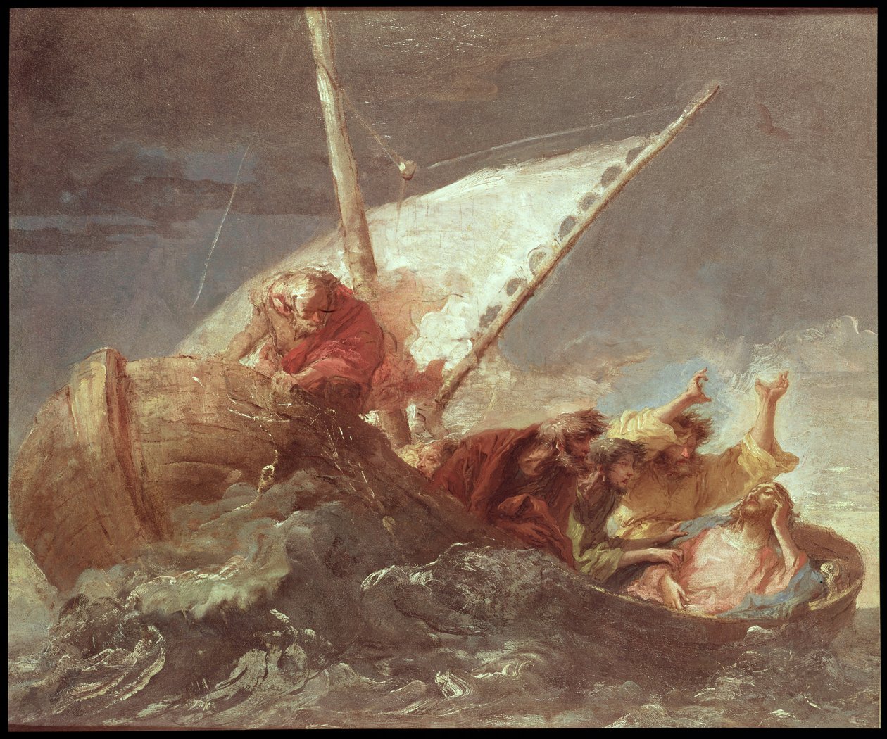 Kristus na Tiberiadském jezeře od Giovanni Domenico Tiepolo