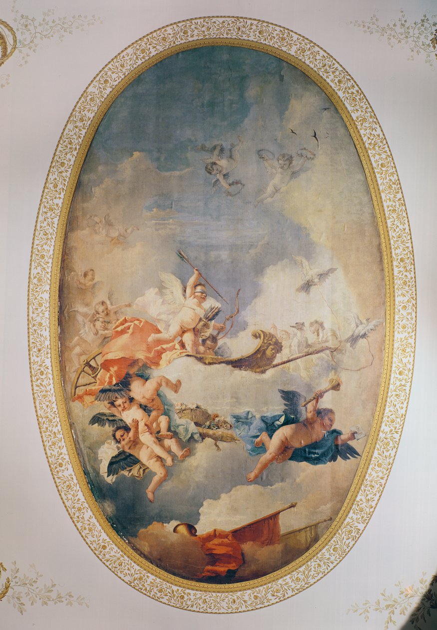 Vítězství Venuše od Giovanni Domenico Tiepolo