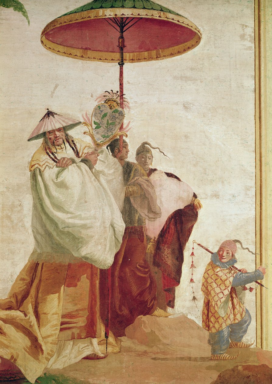 Mandarinská procházka od Giovanni Domenico Tiepolo