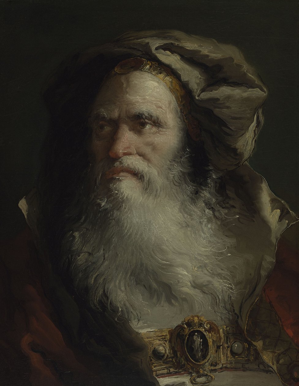 Hlava filozofa od Giandomenico Tiepolo
